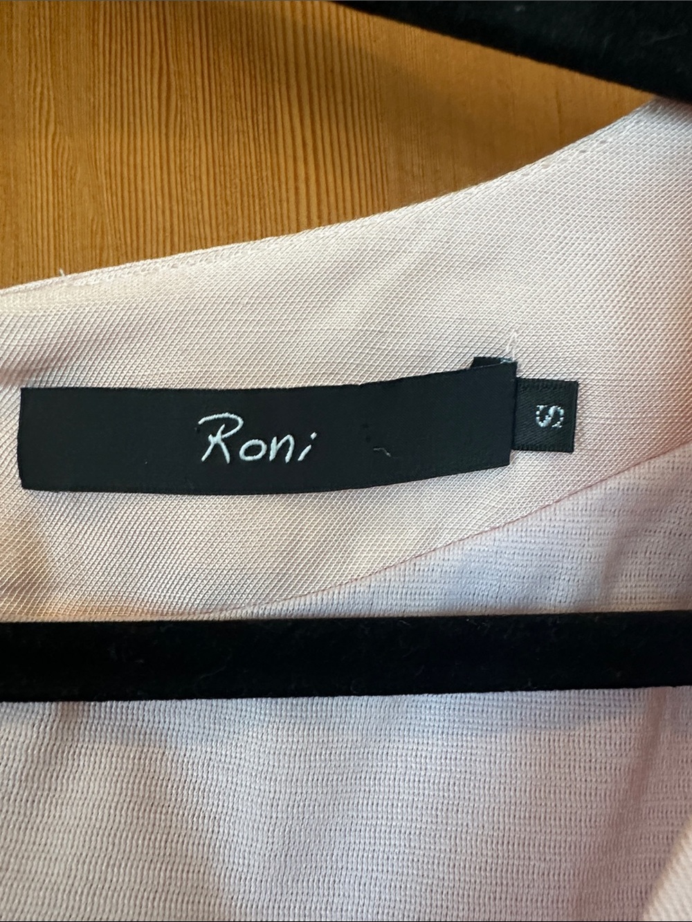 Roni Rabl Light Pink Tiered Ruffle Mini Dress - Picture 2 of 4